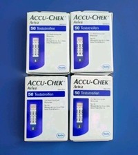 ACCU-CHECK Aviva 4 x 50 Teststreifen (200 Stück), MHD 30-11-2026 NEU & OVP 