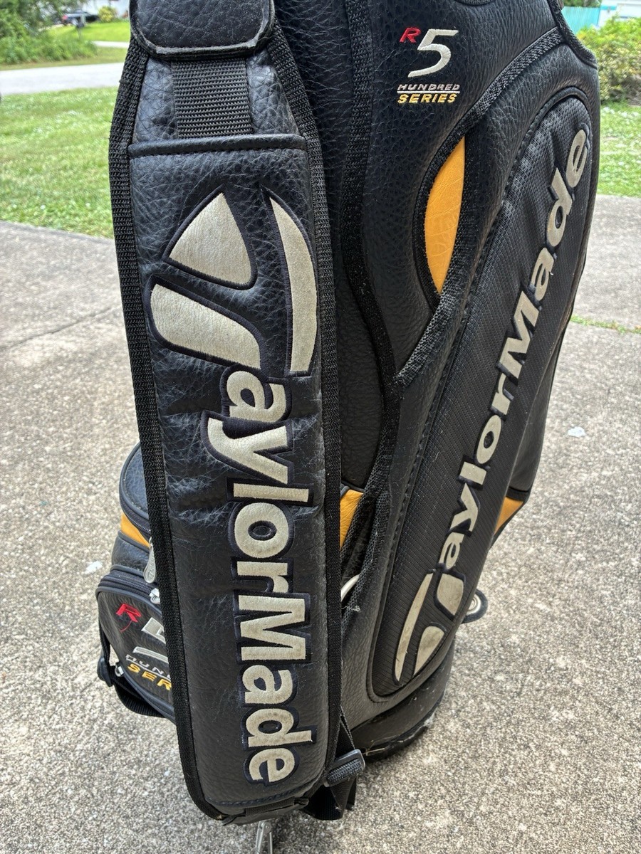 TaylorMade R5 Hundred Series キャディバッグ TaylorMade R5 Hundred Series Golf Bag 6 Way Black & Yellow
