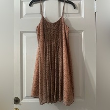 Y2K Victoria's Secret Spaghetti Strap Slip Dress Pink and Grey. Small.