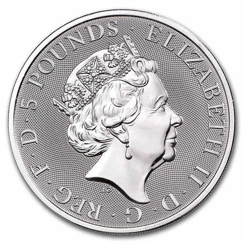 2021 Great Britain 2 oz Silver Queen's Beasts Collector Coin - Picture 2 of 5