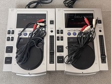Pioneer CDJ-100S Pair DJ CD Player Digital Jog Break RCA Cables Tested
