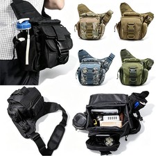 Men Tactical Sling Chest Crossbody Bag Fishing EDC Utility Sports Messenger Pack