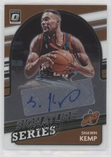 2021-22 Panini Donruss Optic Signature Series Shawn Kemp #SS-SKP Auto 7i6