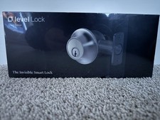 Level Lock Smart Lock, Keyless Entry, Works with Apple HomeKit-Satin Chrome New