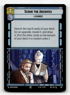 FOIL - Star Wars Scour the Archives #582 (C) - Secrets of Power