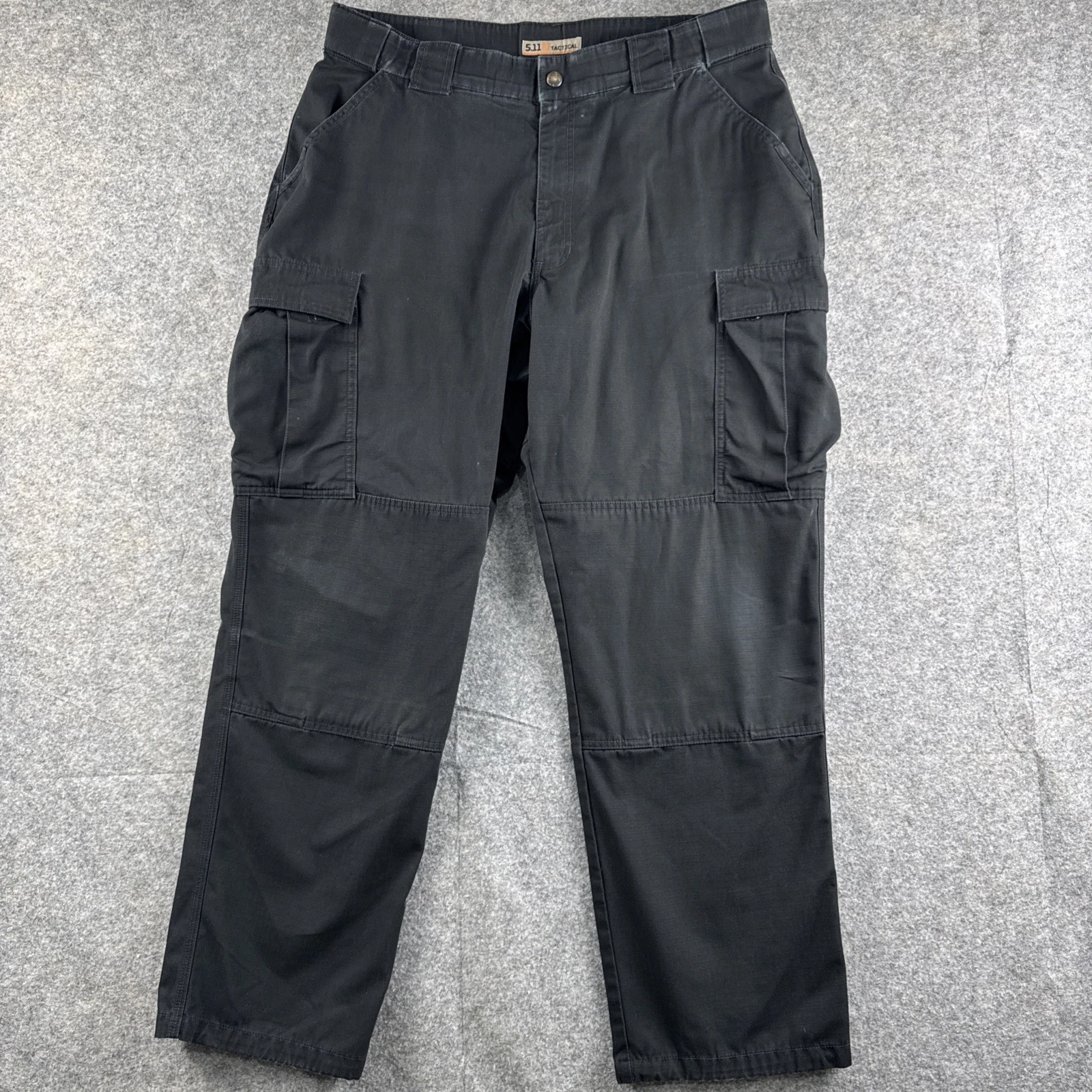 5.11 Tactical Pants Medium Black Cargo Utility Rugged Ripstop Outdoor Reinforced