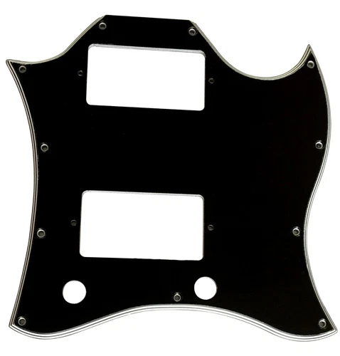 Fit US Gibson SG Standard Style Full Face  Guitar Pickguard 5 Ply Black