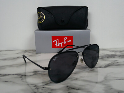 Ray-Ban RB3584 Blaze Black Aviator Sunglasses Size 61-13-140 3N - Main Image