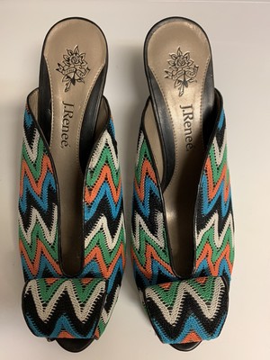 j renee orange shoes