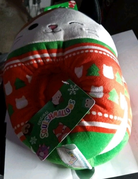 Squishmallows Slippers Youth Size 2/3 Cam The Calico Cat Slipper - Brand New-image