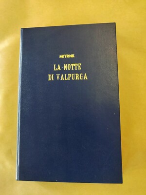 GUSTAV MEYRINK ''DIE NACHT VON VALPURGA'' - Aufl. cattopardo 1 ed 1972 sc198