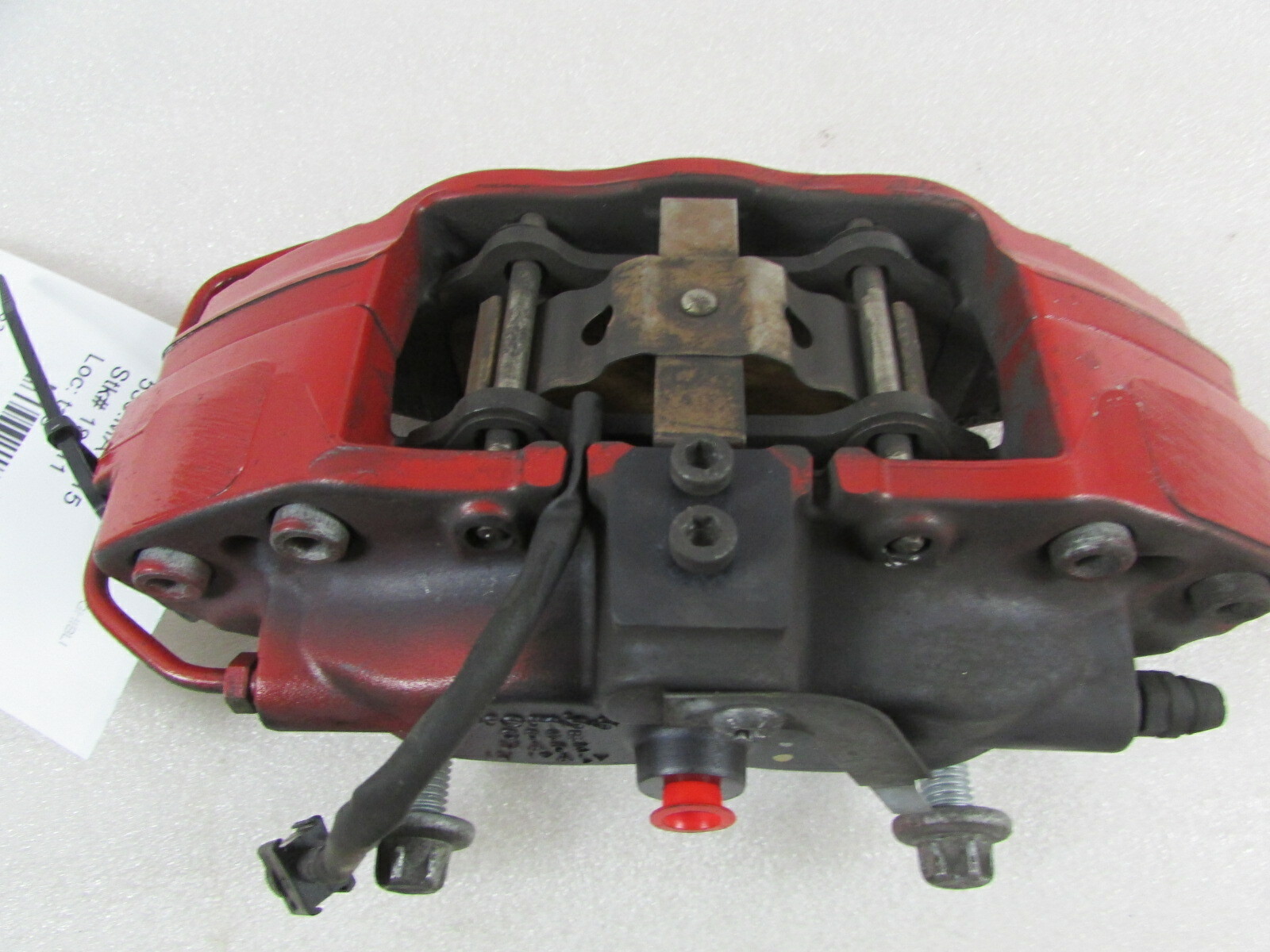 2015 Maserati Ghibli Q4, LH, Left Rear Brake Caliper, Red