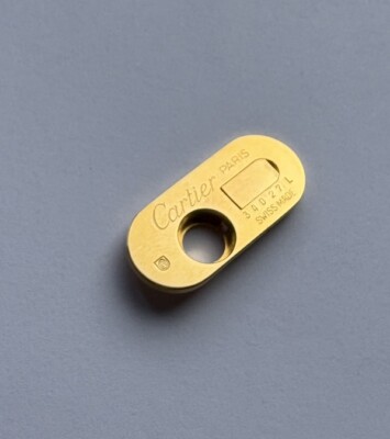 NEUE Cartier Gold Ovale Grundplatte.