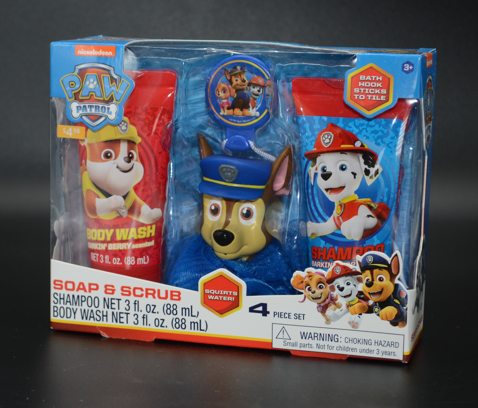 Gel Douche Et Shampooing 2‑en‑1 Pour Enfants PAW PATROL Chase 400 Ml Bouteille 3d