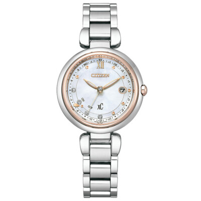 CITIZEN 自動巻き 時計 ホワイト CITIZEN xC Floret Diamond ES9466-65W White Eco-Drive Women's Watch