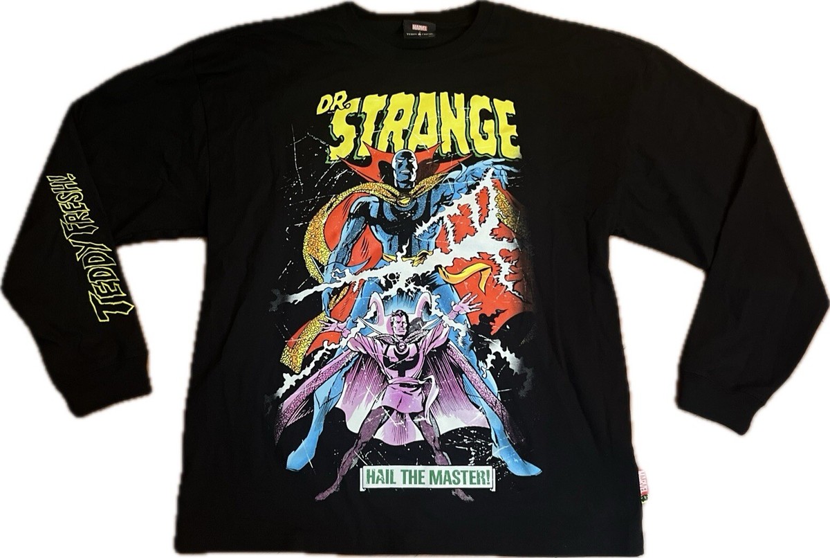 Teddy Fresh X Marvel Dr. Strange Hall The Master! Long Sleeve Tee