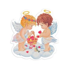 Gift Sticker : Angel Cupid Vintage Retro Religious Cute