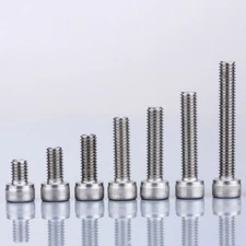 M5 M6 Hex Socket Cap Head Screws Bolts Stainless Steel Siliver 10/20/50/100PCS