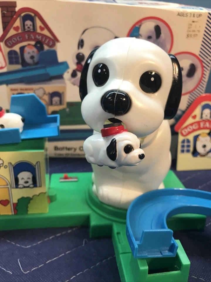 Vintage BLUE-BOX Puppy Go Around Parts Only Does Not Work Correctly As Is!!** - Image 2 of 4