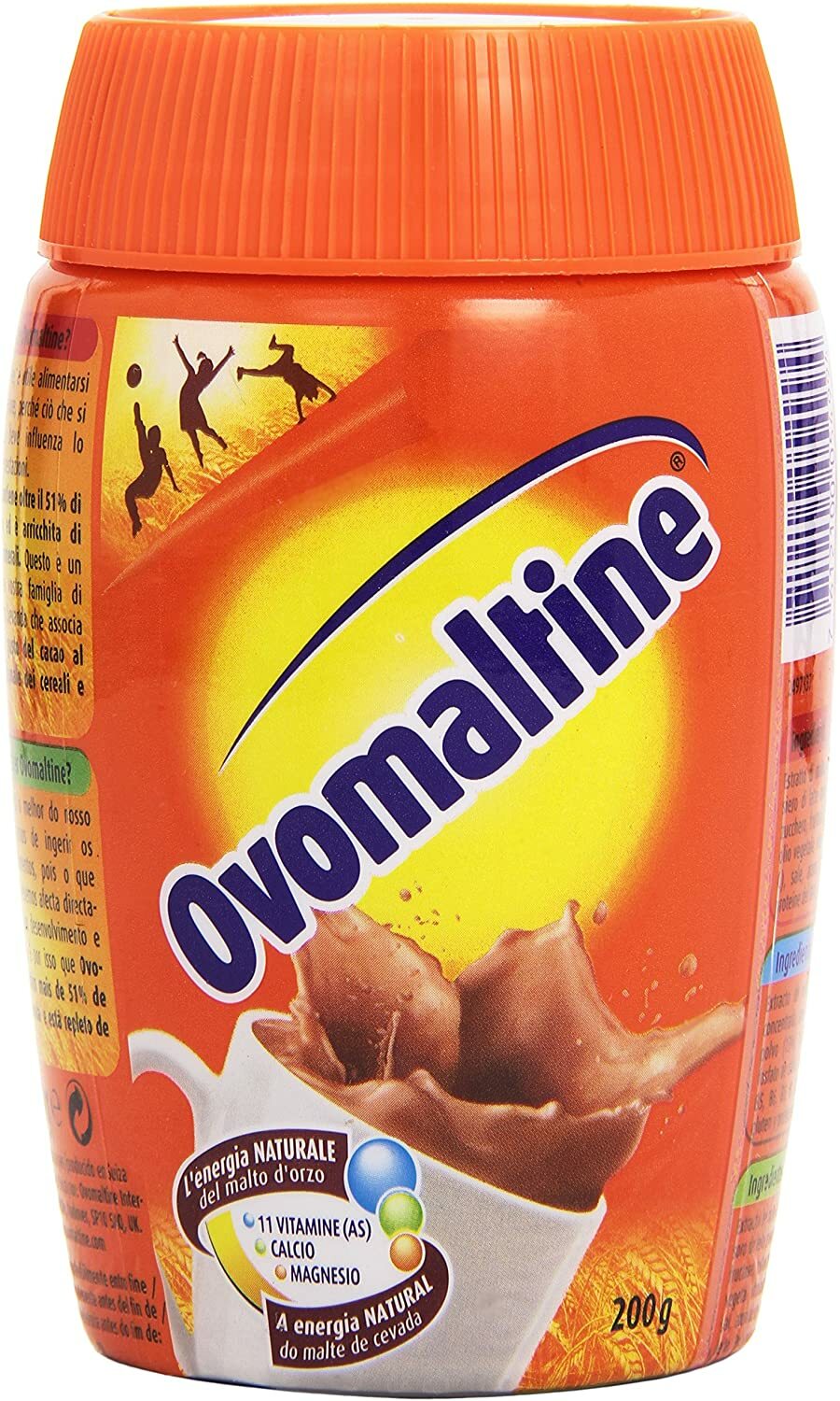 Ovomaltine Preparato Solubile per Bevanda, L'energia del Malto d'Orzo, 200g