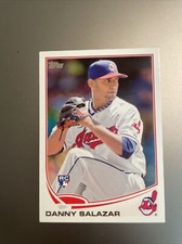 2013 Topps Update Series Baseball, Base Rookie Card #US138 DANNY SALAZAR  RC