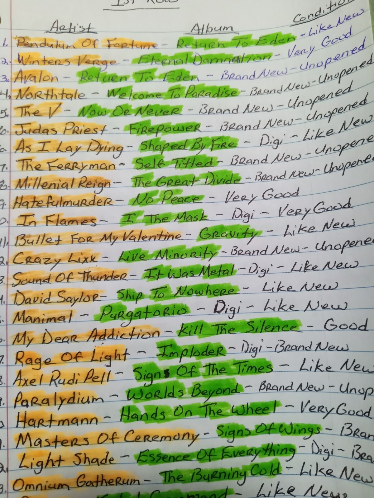 50 CD LOT HEAVY/PROGRESSIVE METAL eBay