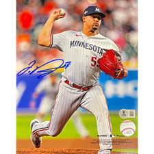 Jhoan Duran Autographed Minnesota Twins 8x10 Photo Beckett Signed Auto