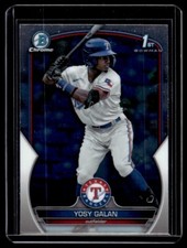 2023 Bowman Chrome Prospects Yosy Galan Texas Rangers #BCP-221