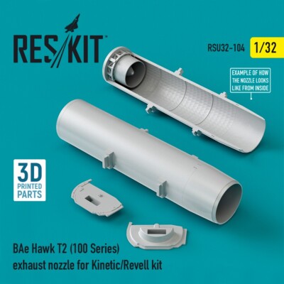 BAe Hawk T2 (100 Series) exhaust nozzle for Kinetic/Revel 1/32 ResKit RSU32-0104