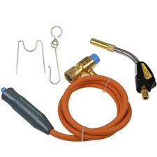 Pro Mapp Propane Torch Stainless Steel Head Adjustable Gas Welding Torch 5' hose