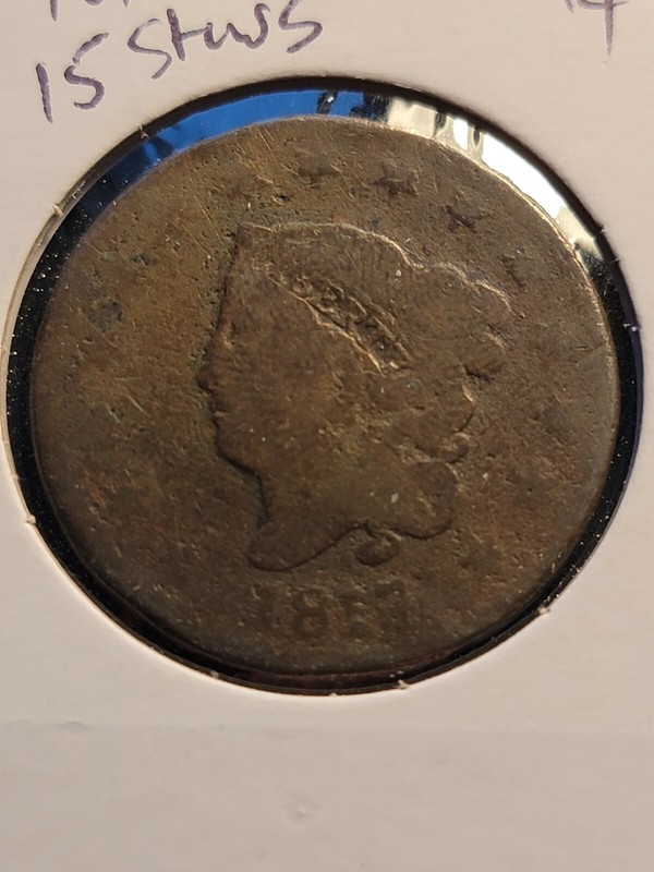 1817 Large Cent 15 Stars Scarce Variety  