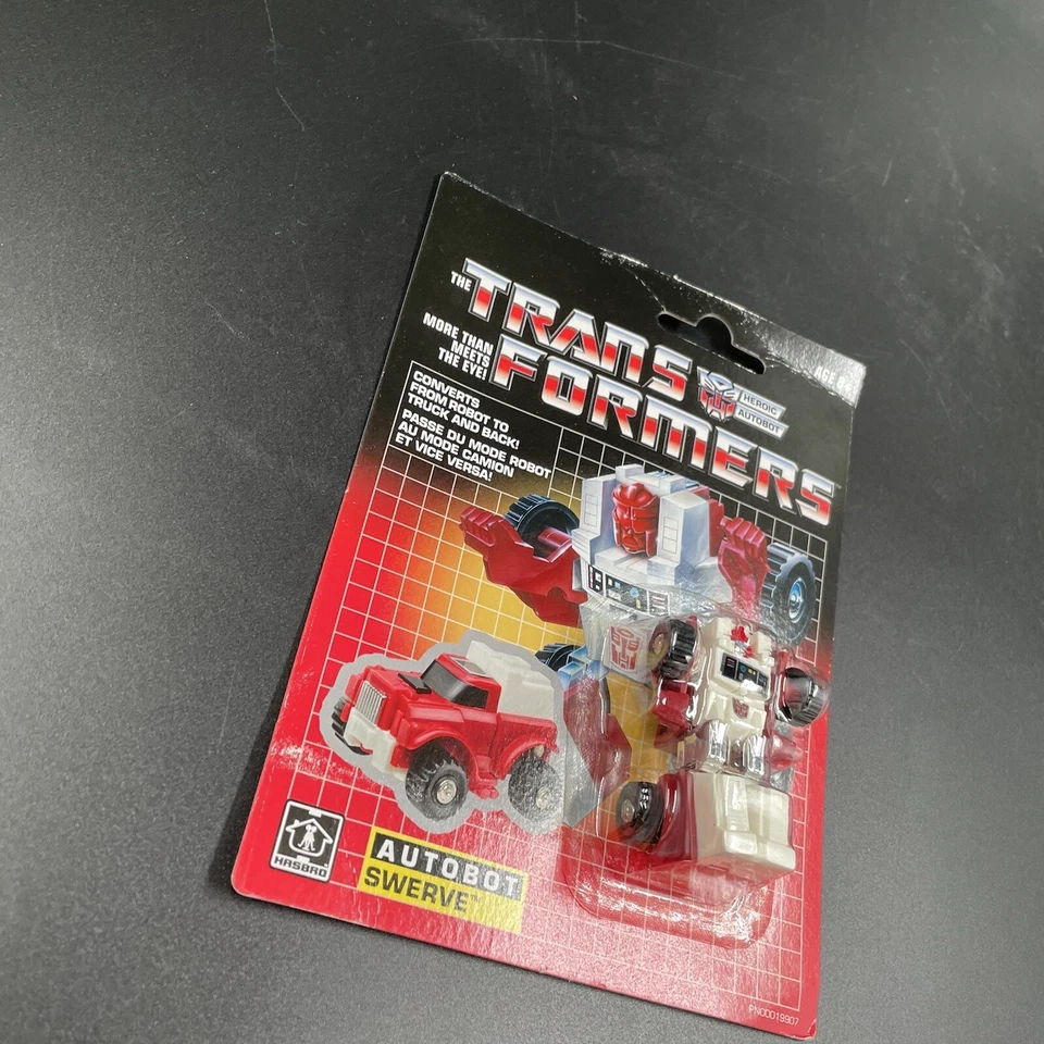 Hasbro - Transformers: G1 Reissue (2018) Swerve; NEW Mint on Sealed Card - Image 3 of 4