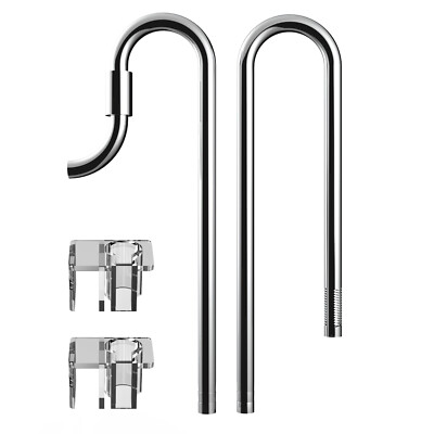 304 Stainless Steel Aquarium Inflow And Outflow Pipe for External Filter System