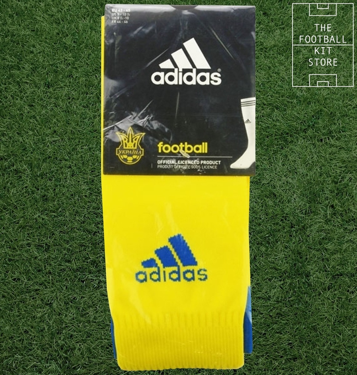 Ukraine Home Socks Genuine adidas Football Socks Mens All
