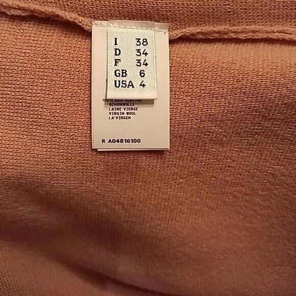 Moschino Vestito Maglione Donna Economico e Chic Blocco 4 Colori Lana Vergine Italia