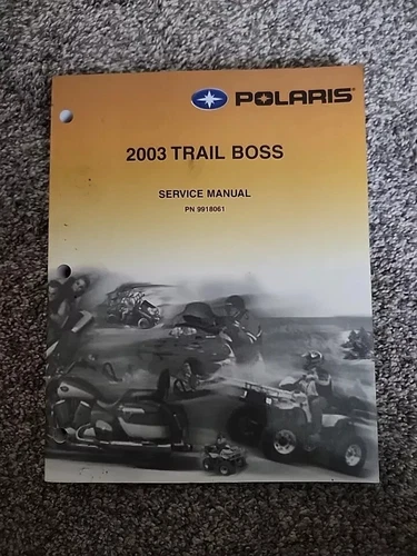 Polaris ATV Trail Boss 2004 Service Manual OEM