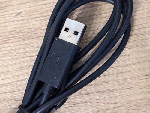 Cable ONLY Logitech G935 G933 G635 G633 headset 3.5mm inline mic mute Micro-USB - Afbeelding 12 van 18