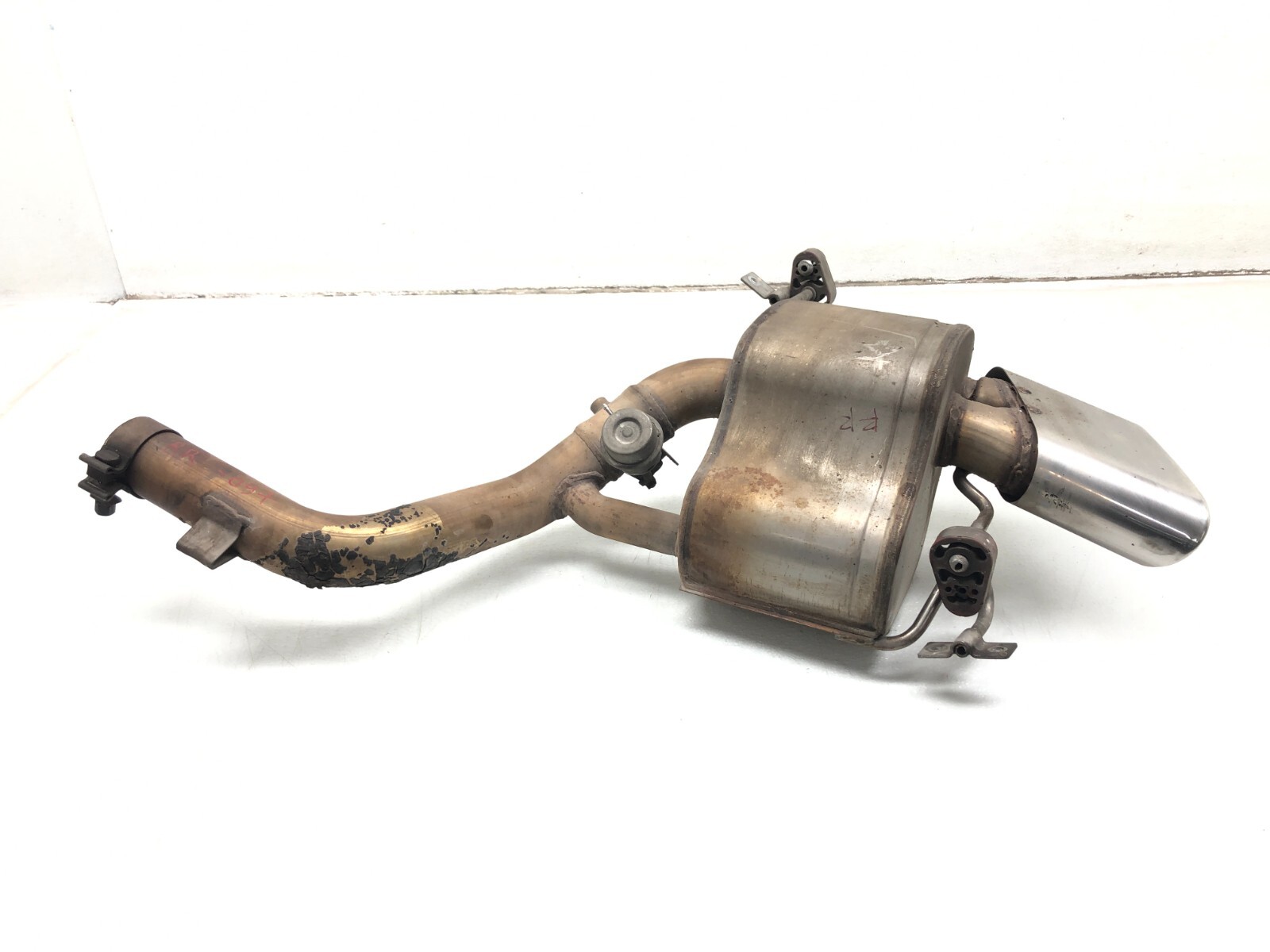 2008-2012 MASERATI GRANTURISMO S M145 RIGHT PASS REAR EXHAUST MUFFLER PIPE OEM