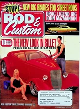 Vtg Rod & Custom Magazine August 2006 Drag Legend Big John Mazmanian  m1216