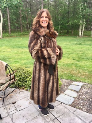 Raccoon Fur Coat, Vintage