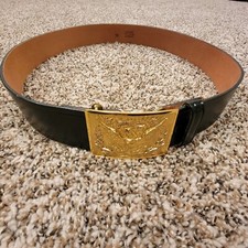Civil War BELT BUCKLE- 38 Genuine Top Grain Cowhide
