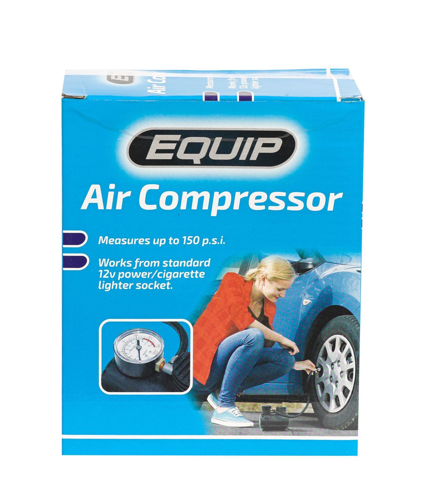 Equip EAC004 Car Tyre Air Compressor Inflator 150psi Garage Workshop Equipment