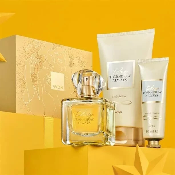 Avon TODAY tomorrow always Gift Set EDP 50ml, Purse Spray 10ml Lotion  🎁 Boxed