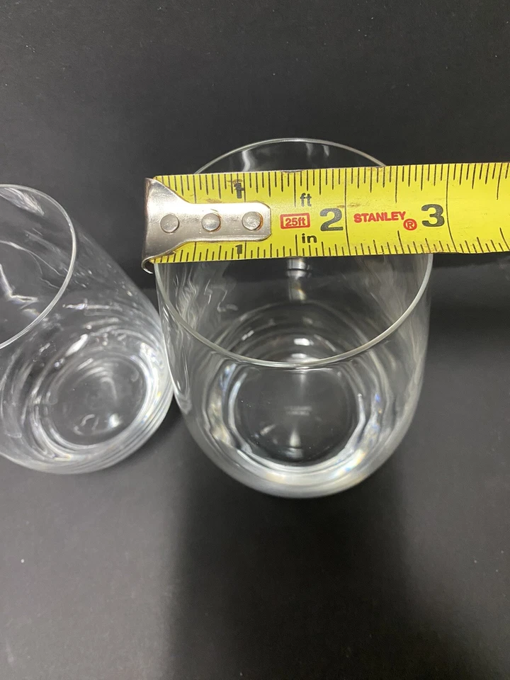 Лот из шести (6) винных бокалов Williams Sonoma Crystal без стержня - Изображение 3 из 4