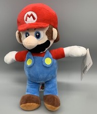 Nintendo Super Mario Bros Stuffed Mario Plush Doll 12" New w/ Tags