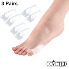 Small Toe Separators Stretchers Bunion Splint Toe Straightener Alignment 3 Pairs