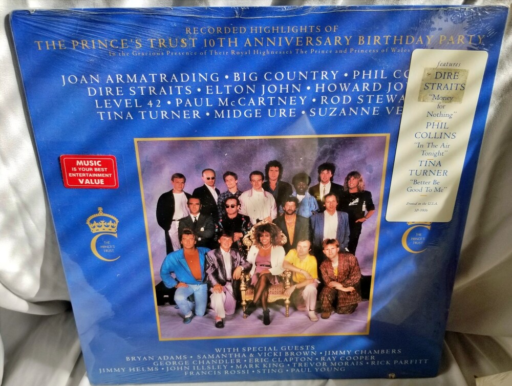 Prince's Trust 10th Anniversary Birthday Party LP Sealed