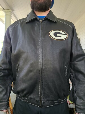 Green Bay Packers Pro Player Leather Jacket ( Extra large ) NFL