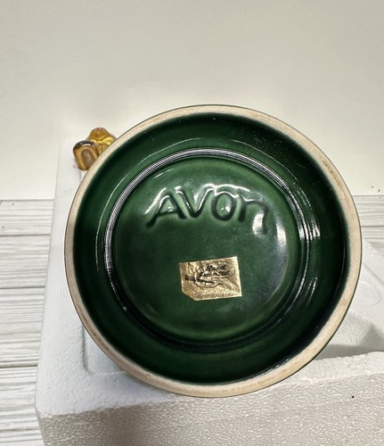Vintage Avon Merry Christmas Tree Hostess Ceramic Set Centerpiece Salt & Pepper - Picture 4 of 7