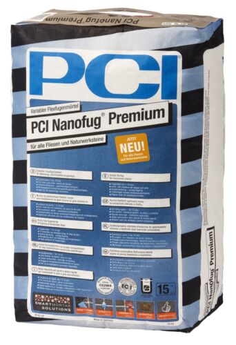 PCI Nanofug Premium 15 kg in 6 Farben Flexfugenmörtel für Marmor und Naturstein - Bild 1 von 10